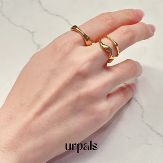 URPALS แหวน แหวนเกลี้ยง Stainless ชุบทอง18K ใส่ได้ทุกวัน แมทง่ายทุกลุค