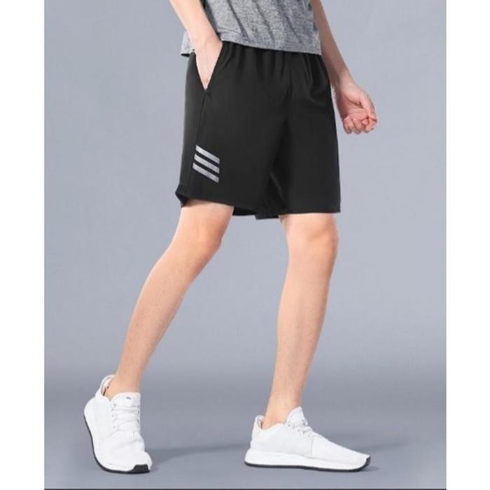 Trend Accessories~ CLN02 Mens Running Gym Shorts - 3 แถบ 3XL