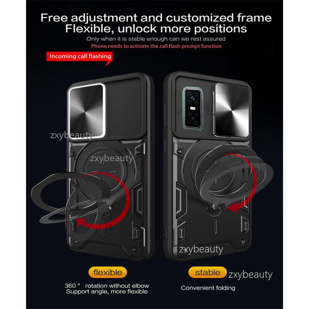 ปลอกสําหรับ Infinix GT 30 Pro 2025 5G 4G กรณีกันกระแทกแม่เหล็กผู้ถือแหวนรถยนต์สําหรับ GT30Pro ขาตั้งกรณี - รูปที่ 4