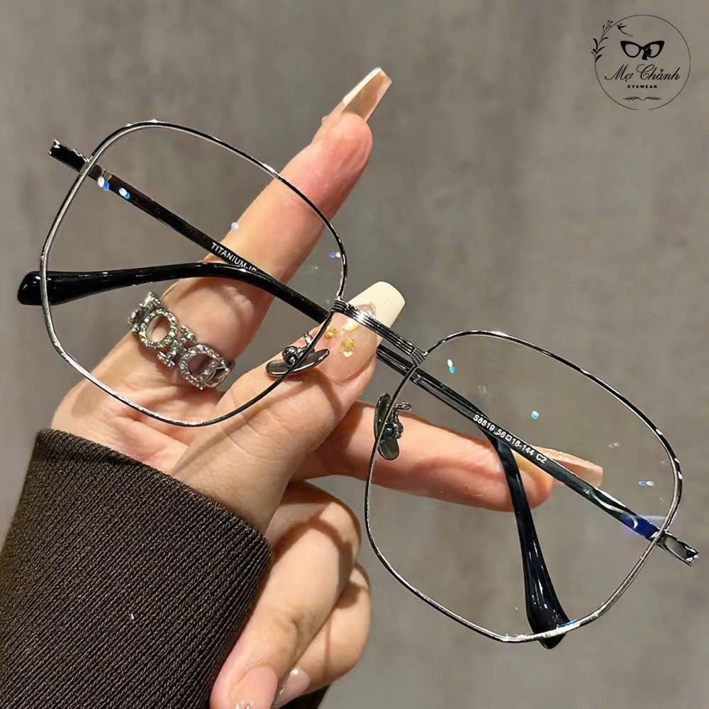 แว่นตาป้องกันแสงสีฟ้าไทเทเนียมแฟชั่น Unisex - รหัส B8 - h2thouse