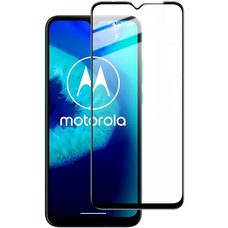 HD Black Edge ฟิล์มกระจกนิรภัยสําหรับ Motorola One Zoom Vision Plus Macro Hyper Fusion + Fusion Acti