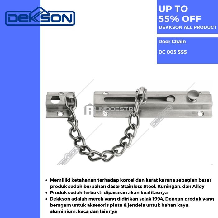 โซ่ประตู Dekkson DC 005 SSS / พวงกุญแจ Dekkson DC 005 SSS