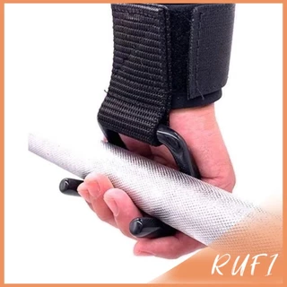 RUFI 1 ชิ้น ตะขอมือยกบาร์ข้อมือ แถบแนวนอน อุปกรณ์กีฬา การฝึกความแข็งแรง Sports accessories