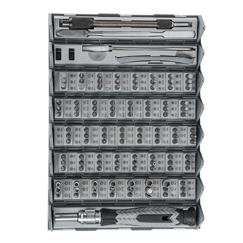 ROX Comprehensive 126 ชุดไขควงแม่เหล็กอิเล็กทรอนิกส์แบบพกพาซ่อมนาฬิกา PC