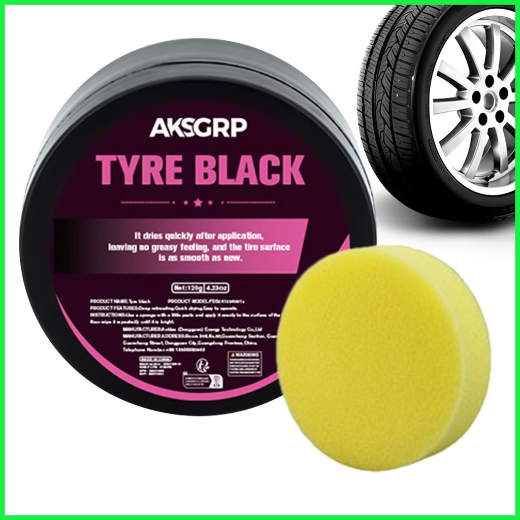 ล้อ Shine สําหรับยางรถยางทําความสะอาดยาง Shine Wax Brightening Wax กันน้ําล้อ Shine รถยาง Polish sar