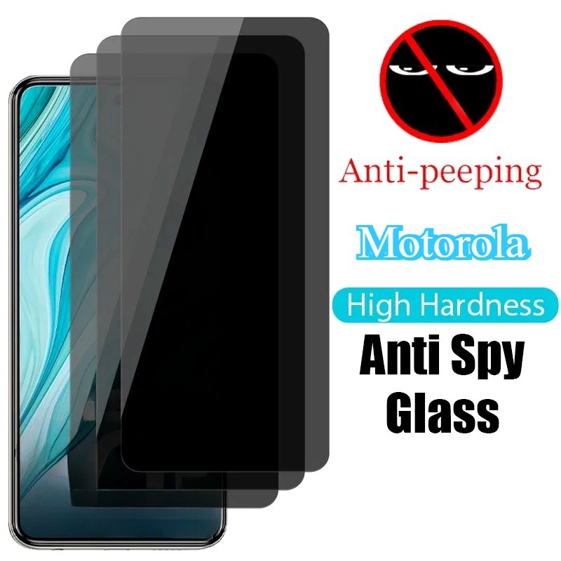 ความเป็นส่วนตัวฟิล์มกระจกนิรภัยใสสําหรับ Motorola One Zoom Vision Plus Macro Hyper Fusion + Fusion A