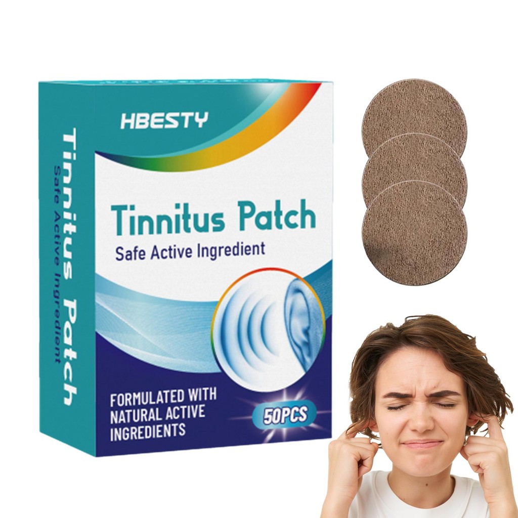 Ear Ringing Relief Patches 50pcs Hearing Helper Tinnitus Relief Natural Ear Care Products Ear Discomfort huaherth