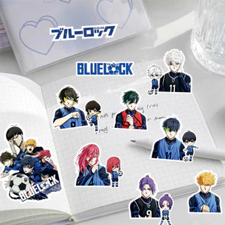 ชุดสติ๊กเกอร์ฟุตบอล Blue Lock (70/80 ชิ้น) - Monochrome Striker Decals สําหรับไดอารี่และโทรศัพท์ - Murah & Keren