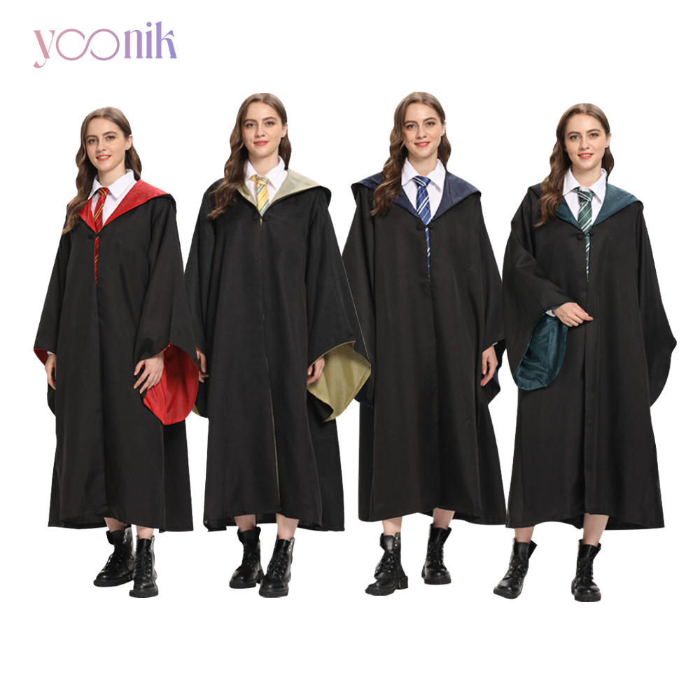 16H Yoonik เสื้อคลุมพ่อมด งานแฟนซี สำหรับผู้ใหญ่ ชุดคอสตูมแฮรี่ มีหลายขนาดให้เลือก