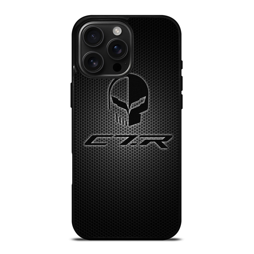 ใหม่ CORVETTE C7R โลโก้คาร์บอนแฟชั่นสไตล์ใหม่ประณีตโทรศัพท์มือถือกรณีฝาครอบป้องกันสําหรับ iPhone 16 