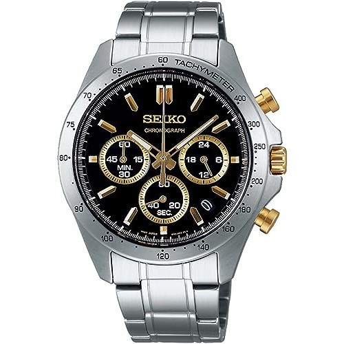 นาฬิกา ไซโก้ SEIKO SPIRIT SBTR015 Chronograph หน้าดำ ขนาด 40 มม.