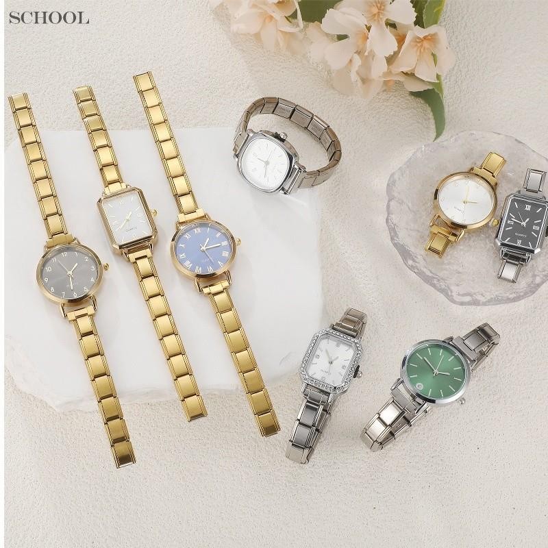 Hot Italian Charm Modular สร้อยข้อมือนาฬิกาสำหรับพ่อแม่เพื่อน Fit 9 มม.สร้อยข้อมือสแตนเลส DIY ทำเครื่องประดับ