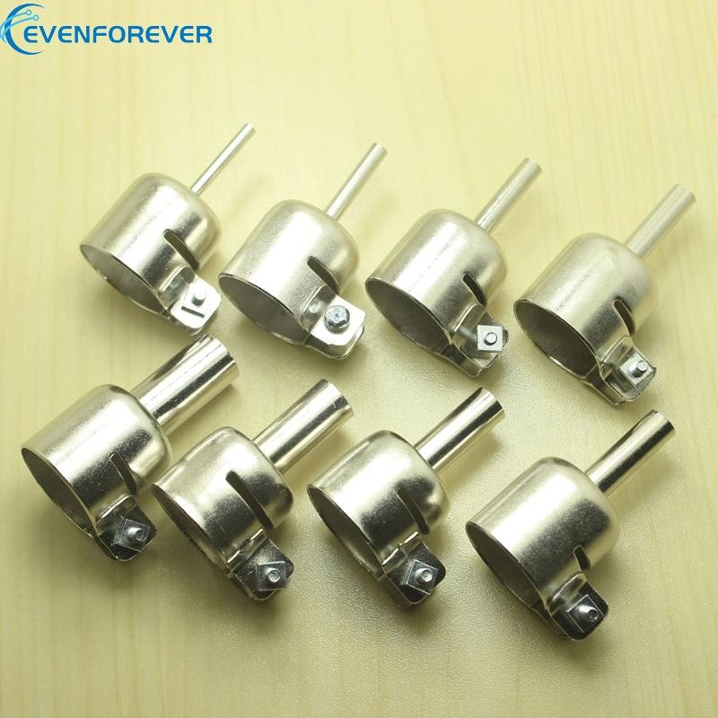 EV 3 4 5 6 7 8 10 12 มม.หัวฉีดความร้อนสําหรับสถานีบัดกรีอากาศร้อน 858A 858D