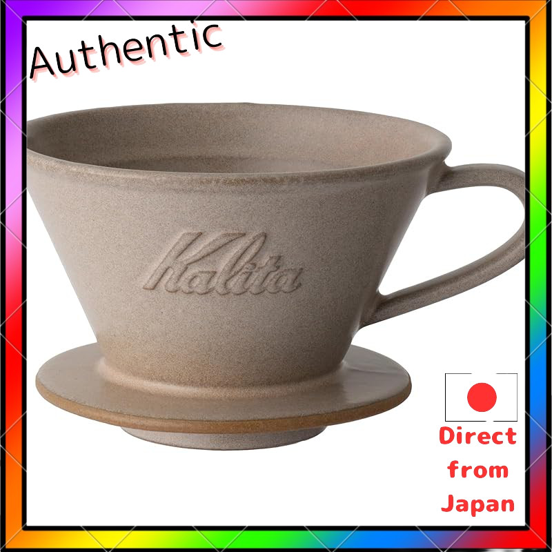 Kalita Coffee Dripper, Mino Ware, High Heat Retention, Ceramic, for 2-4 People, DACHI & Kalita MI185