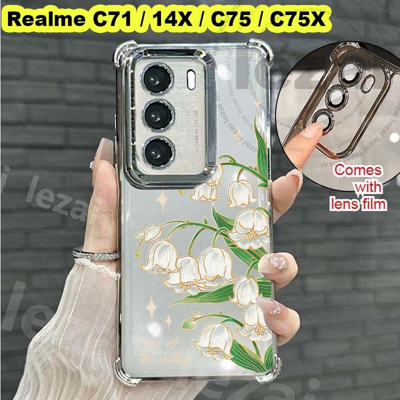 เคสRealme C75 C75X C75 X 14X C71 C 71เคสRealmeC71 RealmeC75 RealmeC75X Realme14Xเคส กรณีพร้อมตัวป้อง