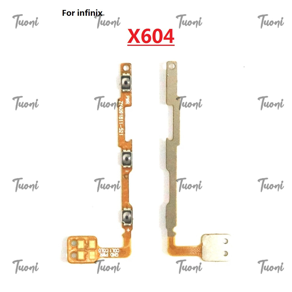 สําหรับ Infinix S4 X626 X626B X610B X623 X604 X606 X609 X624 X625 Power On Off Volume Up Down สวิทช์