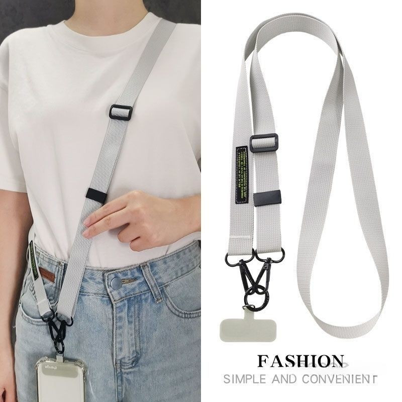 ขายร้อนยาว Cross-body โทรศัพท์มือถือ Lanyard รุ่นกว้างสายคล้องไหล่เชือกปรับแขวนคอเชือก Strong ทนทาน Anti-lost โทรศัพท์มือถือ Ro