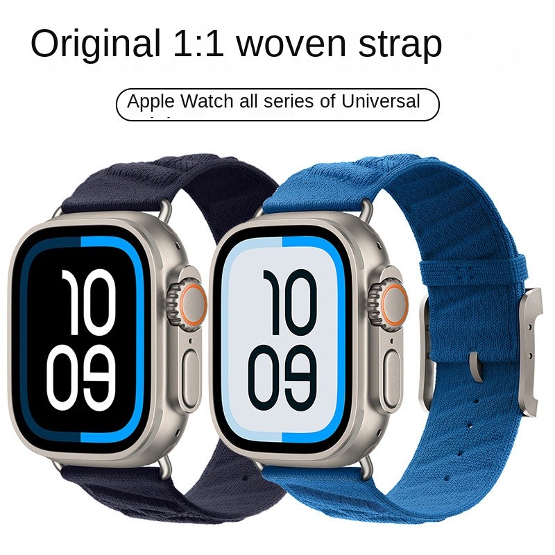 Iwatch Strap apple Strap One to One Ultra 2 Hermes ถัก S10 สาย Wave apple Strap สายนาฬิกา 42mm 44mm 41mm 45mm 49mm