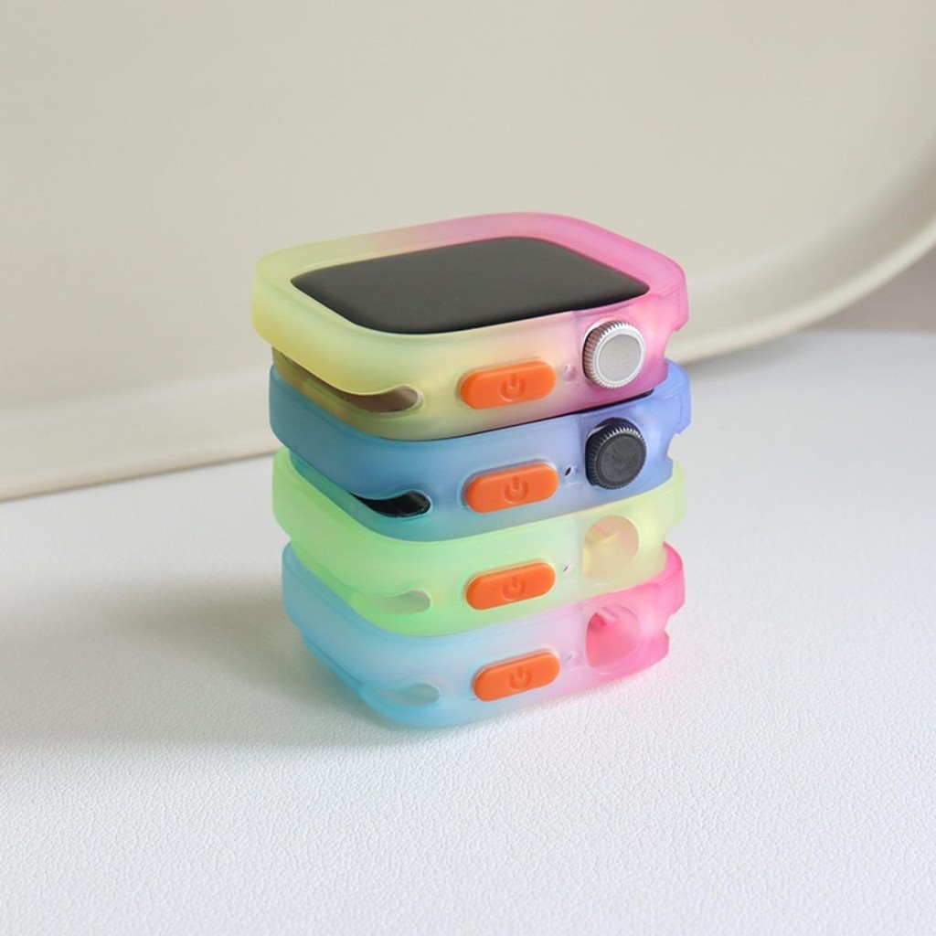 Jelly เคสซิลิโคน TPU กันชนสําหรับ AppIe นาฬิกา S11 46 มม.45 มม.44 มม.41 มม.40 มม.S10 9 8 7 6 SE 5 4 Ultra3 49 มม.42 มม.