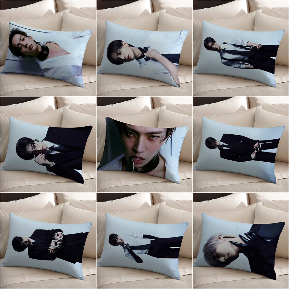 ENHYPEN DESIRE : ปลอกหมอน UNLEASH ปลอกหมอนโพลีเอสเตอร์พิมพ์ลายด้านเดียว (ไม่มีแกน)