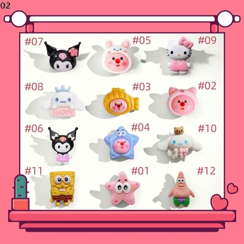 Phone Stickup วางโทรศัพท์น่ารักสไตล์โทรศัพท์ตุ๊กตาง่าย Cute Bear Loopy Kuromi Kitty Doll