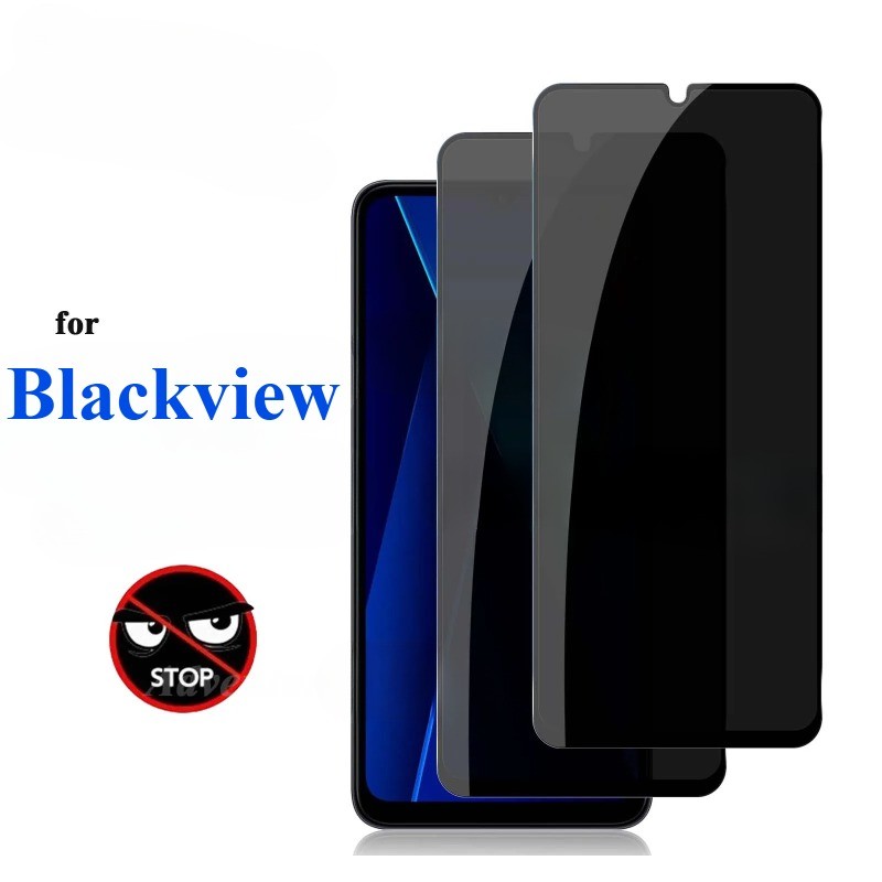1-3 ชิ้น 9H Anti Spy Clear ฟิล์มกระจกนิรภัยสําหรับ Blackview BV9900E BV9800 BV9300 BV9200 BV8900 BV8