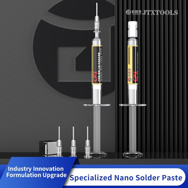 JTX CP-1 Nano Jumper Solder Paste Flux สําหรับซ่อมโทรศัพท์มือถือจัมเปอร์ซ็อกเก็ตและปลั๊กหางบัดกรี 183°คจุดหลอม