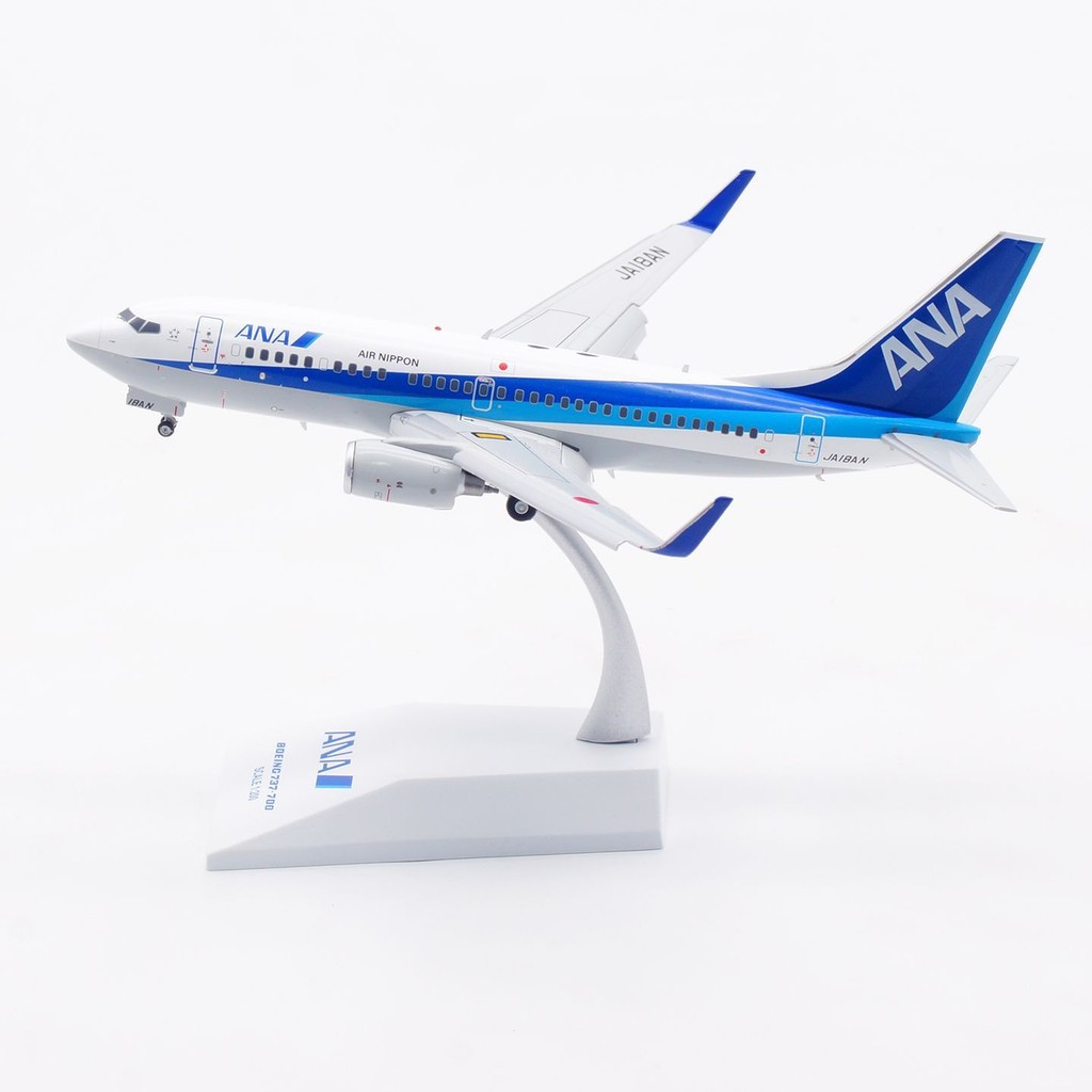 Jcwings 1: 200 โมเดลเครื่องบินโลหะผสม All Japan Airlines B737-700 JA18AN Wings