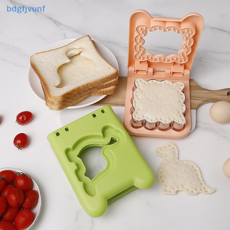 BDGF Easy Sandwich Sealer-รอบเครื่องตัดแซนวิชซีลสําหรับเด็กกล่องอาหารกลางวัน 2-in-1 เครื่องทําแซนวิชไอเดียสําหรับโรงเรียนอาหารกลางวัน Bento TH