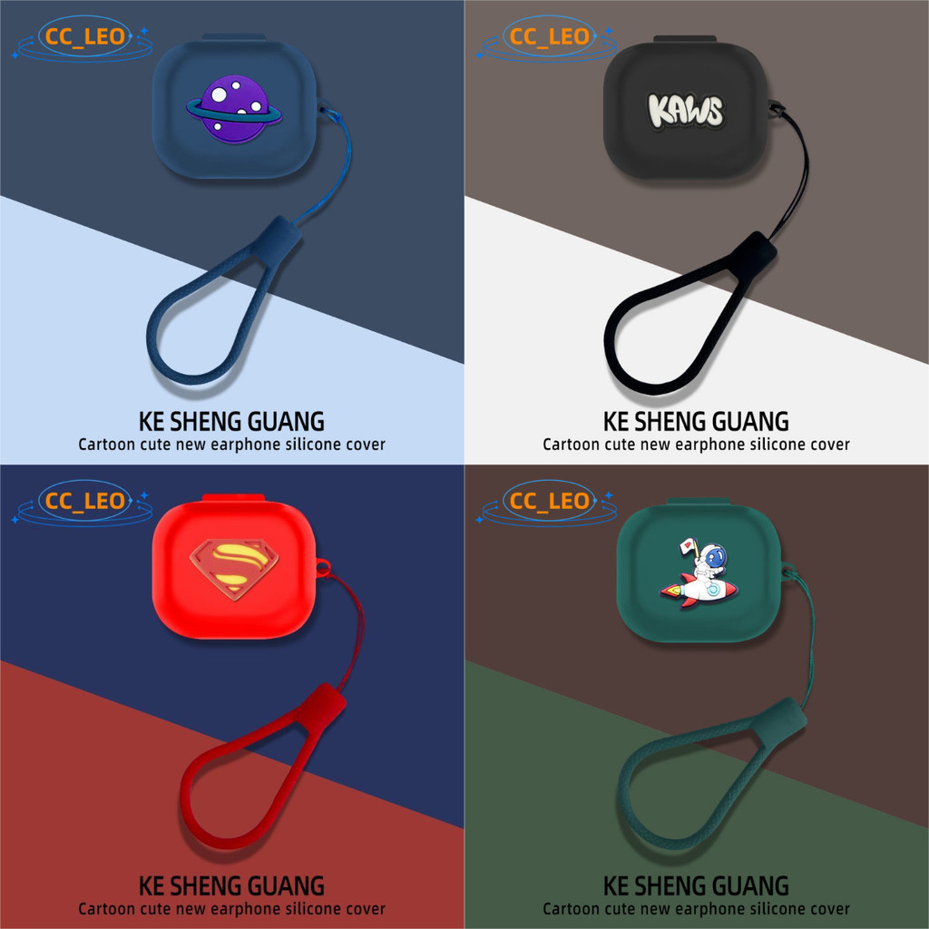 For EDIFIER Comfo Flex Case Cute EDIFIER A6 TWS Silicone Soft Case Cartoon Shockproof Shell Case EDI