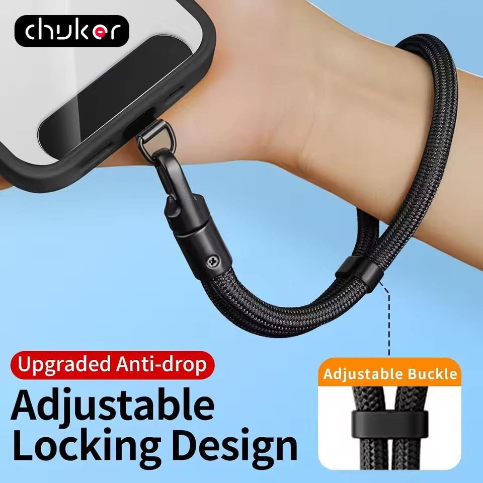 ยูนิเวอร์แซลมินิมอลสายรัดข้อมือโทรศัพท์เชือกเส้นเล็กที่มีการออกแบบวางปรับได้,แท็บฝึกอบรมโทรศัพท์2แท็บสําหรับโทรศัพท์มือถือทุ