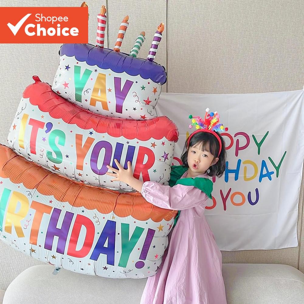 ชุดลูกโป่งวันเกิดสําหรับตกแต่งงานปาร์ตี้จัดฉากงานรื่นเริงสําหรับฉลอง (ตกแต่งเทรนด์)