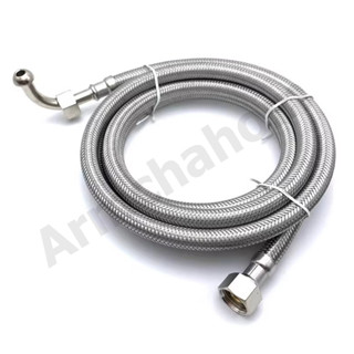 สายน้ำดีเครื่องชงกาแฟ 3 หุน สายถัก s.steel Flex