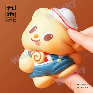 Waitky Jiumu เบ็ดเตล็ด StoreButter Bear Slow Rebound Squeeze สนุกความเครียดบรรเทาของเล่นบีบมูลค่าสูงสาวเครื่องประดับกล่องตาบอดของขวัญ