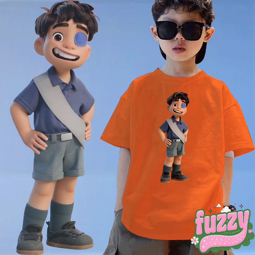 FUZZY & เด็ก เอลิโอ Elio Disney and Pixar’s เสื้อยืดเด็ก ของขวัญวัยรุ่น 100-150