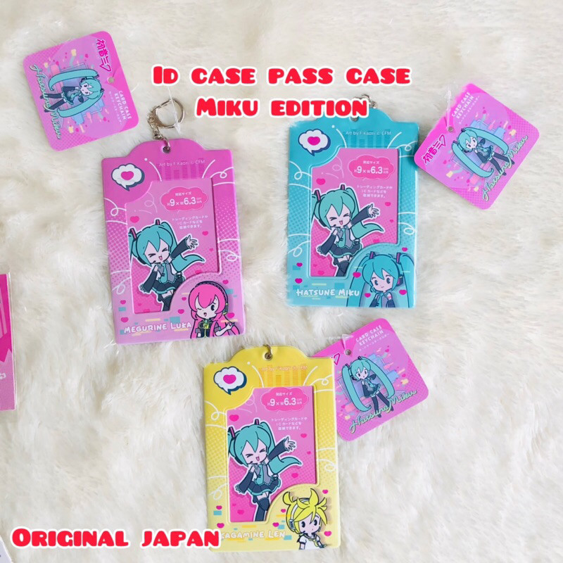 Hatsune miku meiko kato rin id case pass card holder case original japan jj-0