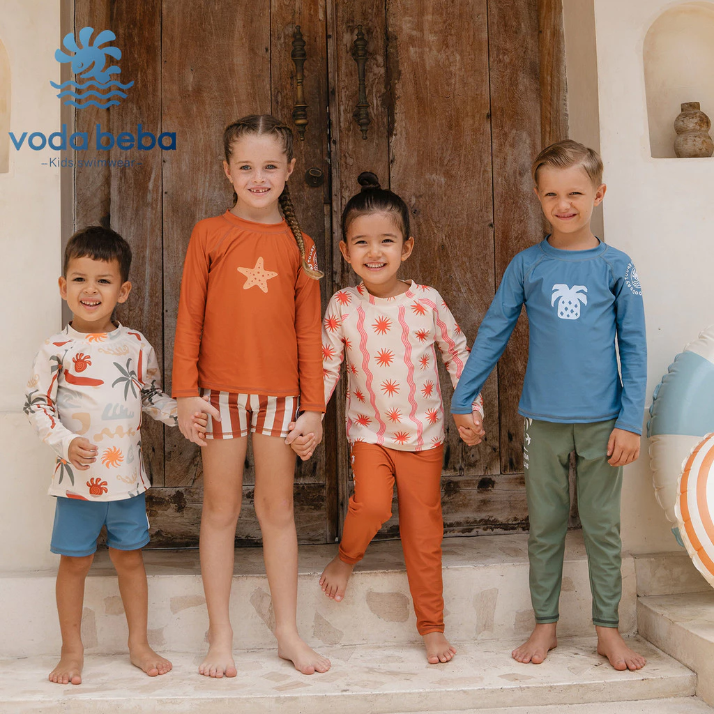 VODA BEBA ชุดว่ายน้ำเด็ก ชุดว่ายน้ำเด็กชายกันยูวี