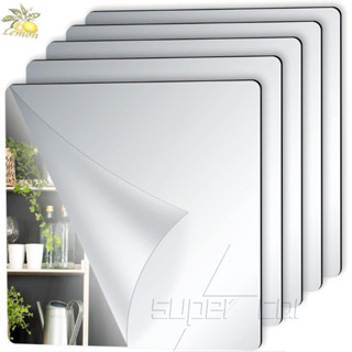 20x20 ซม. 3D อะคริลิคกระจกสติกเกอร์ - Self-Adhesive, ยืดหยุ่…