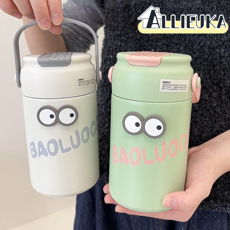 Allieuka ขวดน้ำเก็บความเย็นสแตนเลส316 กระติกน้ําเก็บอุณหภูมิ เก็บอุณหภูมิได้ยาวนาน ความจุขนาดใหญ่