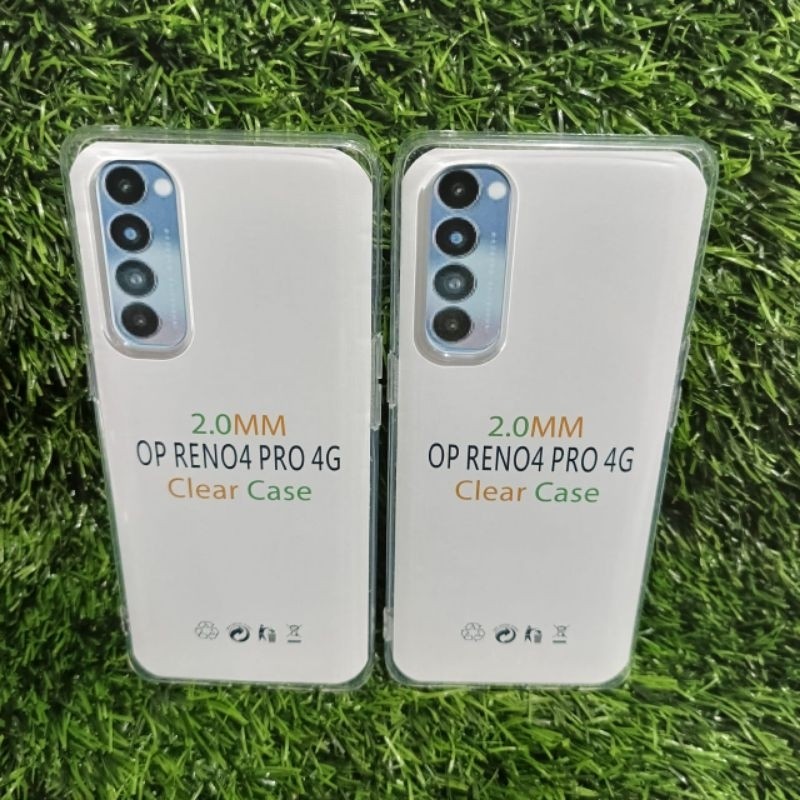 SoftCase Casing Oppo Reno 4 Pro Silicone Clear Transparent Space Clear HD Premium oppo reno 4 Pro Df