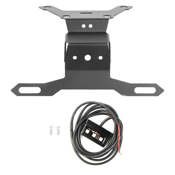 เหมาะสําหรับ SU SV650 ABS 15-21/SV650X 18-21 ดัดแปลงกรอบป้ายทะเบียนรถจักรยานยนต์หางสั้น