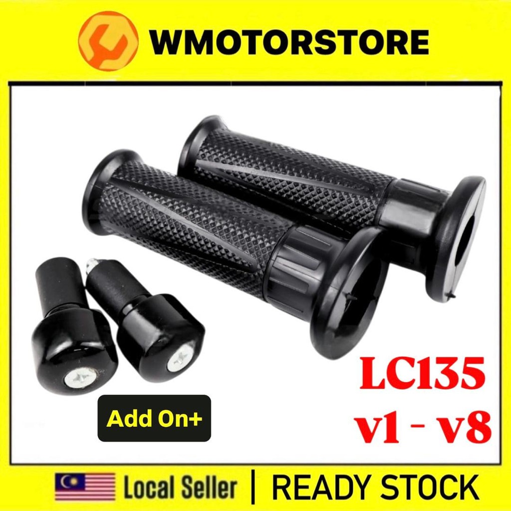 YAMAHA LC135 Handle Grip + Balancer v1 V2 V3 V4 V5 V6 V7 คันเร่ง Grip 135LC END GRIP COver batu SARU
