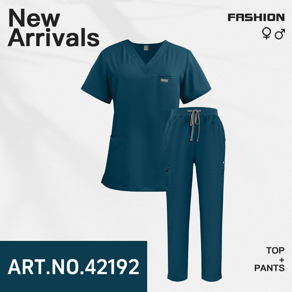 2025 NIAAHINN ชุดสครับ ชุดพยาบาล (เสื้อ+กางเกง) รูปที่ 2