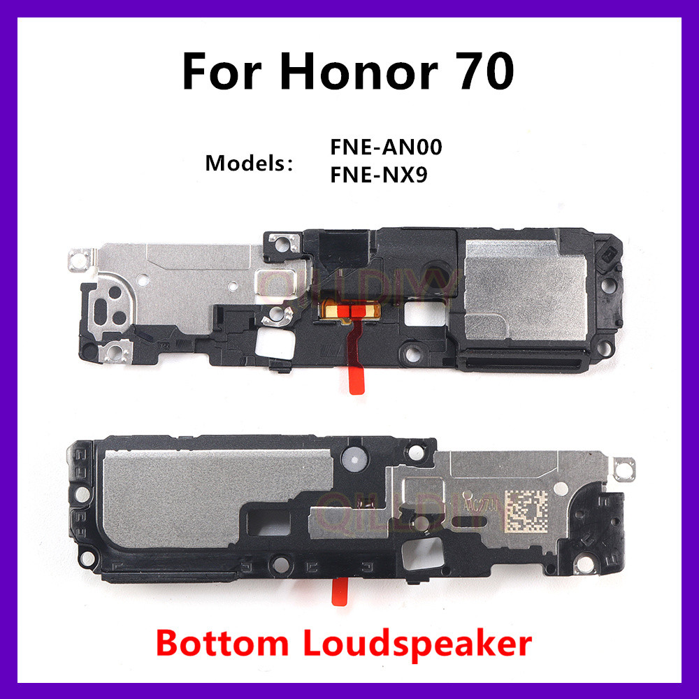 Loud ลําโพงสําหรับ Honor 70 ด้านล่างลําโพง Buzzer Ringer เสียงโมดูลบอร์ดอะไหล่ FNE-AN00, FNE-NX9
