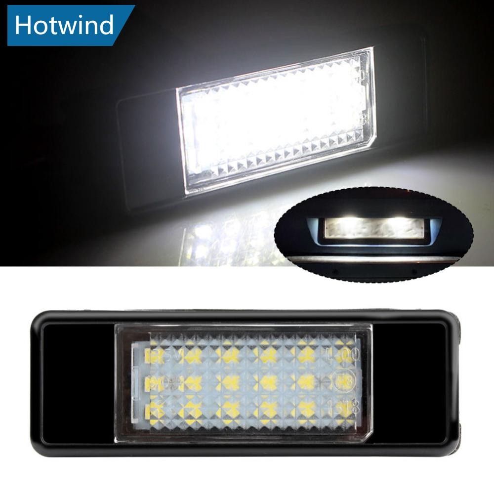 HW 1 PC LED รถจํานวนป้ายทะเบียนโคมไฟไม่มีข้อผิดพลาด Canbus DC 12V สําหรับ Peugeot 106 1007 207 307 3