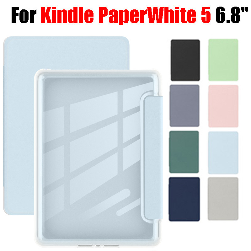 เคสสําหรับ Kindle Paperwhite 5 2021 6.8M2L3EK M2L4EK E-book Smart sleep กันฝุ่นคุณภาพสูงแท็บเล็ตฝาคร
