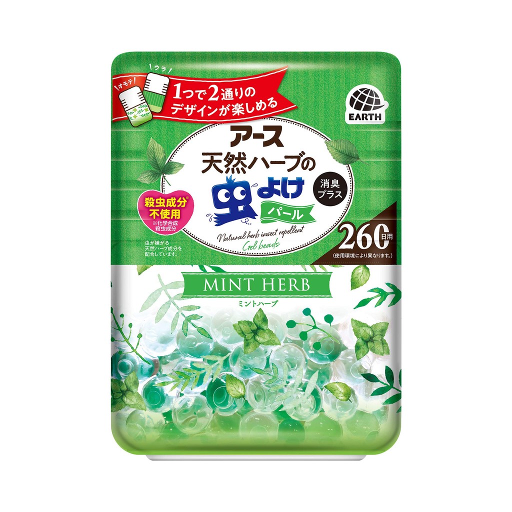 Earth Chemical Earth Natural Herb Insect Repellent Pearl (insect repellent/deodorizer) Mint Herb [26