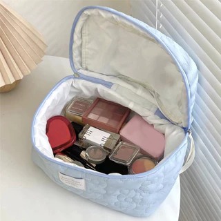 👜COD👜กระเป๋าเครื่องสำอางค์สีแคนดี้ น่ารัก จัดระเบียบดี มี 2 ขนาดให้เลือก กระเป๋าจัดระเบียบ