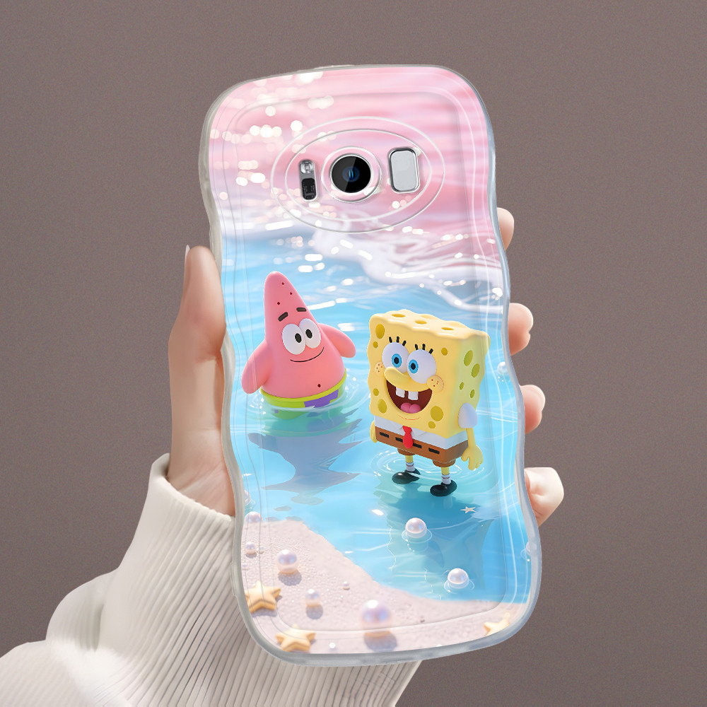 เข้ากันได้กับ Samsung S8 สําหรับกรณี Softcase ปลอก Hp Kesing Soft Cassing น่ารัก 5320