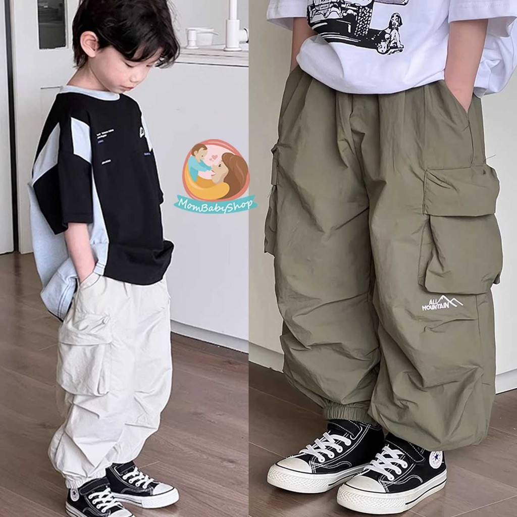 กางเกงเด็กขายาว น้ำหนักเบา ใส่ได้ทุกโอกาส